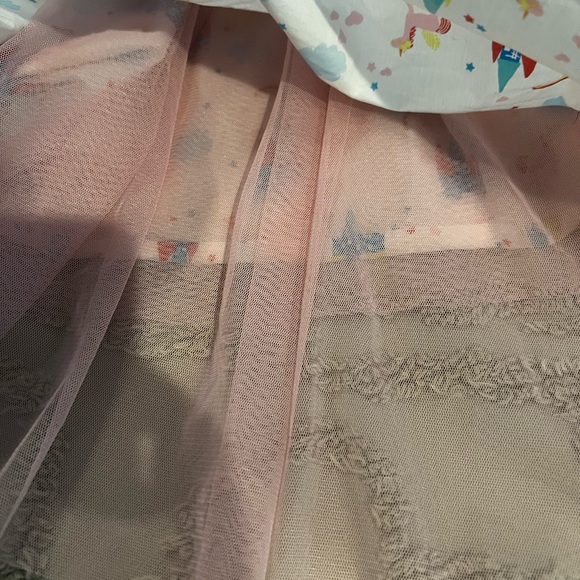 Wildflower girls unicorn and castle sundress, size 4 - Picture 4 of 5